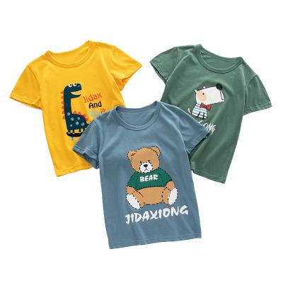 China Wholesale Summer Breathable Urban Fashionable Clothing Boys Kids Character T-Shirts for sale