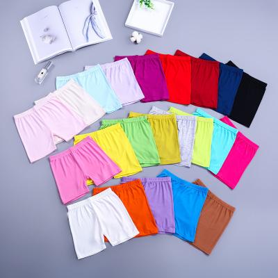 China Lil Girls Shorts Fashionable Clothing Wholesale Cheap Anti-wrinkle Cotton Simple Design Babies Leg Warmers Solid Kids Clothes For Girls for sale