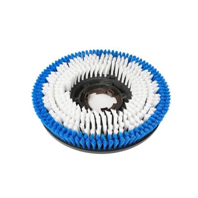 China Floor Machine Cleaning Scrubber Brush with Nylon Bristle with Clutch Loop for Floor Pads for sale