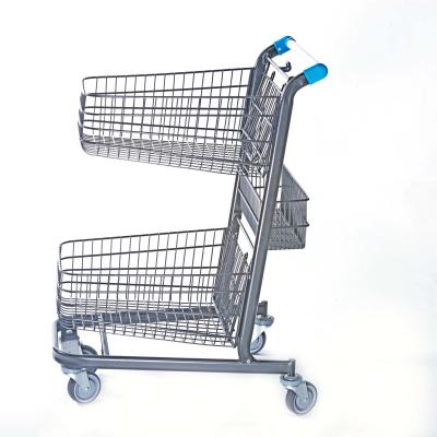 China Durable Customize Best Metal Shopping Trolley For Supermarket Price for sale