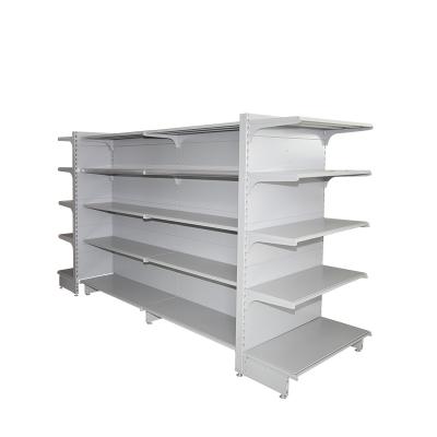 China Double sided double side rack for store fruit and vegetable display racks in supermarket for sale