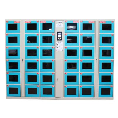 China Smart Supermarket Supermarket Locker With Face Recognition Smart Storage Locker Luggage Parcel Delivery Locker for sale