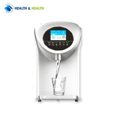 China Alkaline Electric Cardboard Hotel Hydrogen Water Ionizer White Free Spare Parts Make Hydrogen Rich Water 1year, 1 year 2000 220 HOH-V8 for sale