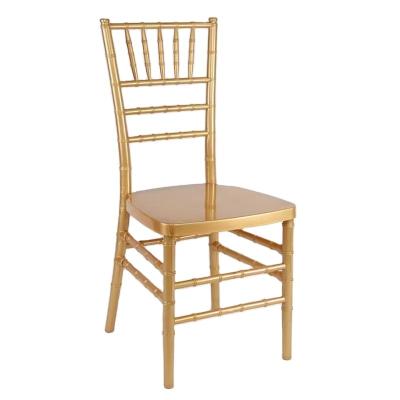 China Modern Wholesale high quality knock down PC resin acrylic chiavari wedding chair malaysia for hotel for sale