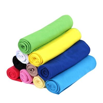 China Polyester Summer Towel Microfiber Exercise Cooling Ice Cooling Towel Safe For Sports Kids for sale