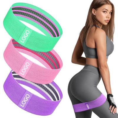 China Latex LOGO Loop Resistance Bands Custom Made Pull Up Super Fitness Bands For Woman And Man for sale