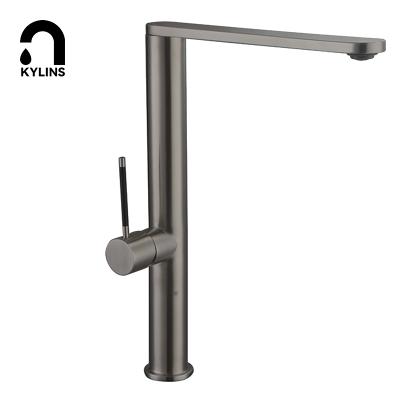 China Faucets Thermostatic Faucet Pull Out Kitchen Faucet 304 Stainless Steel Hot Mixed Faucet Brushed And Cold Professional Manufacturer for sale