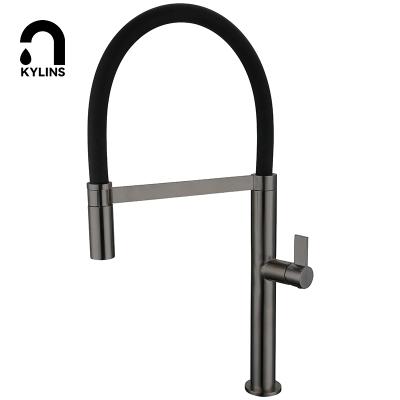 China High Quality Single Handle Sink Mixer Tap Thermostatic Faucets Pull Down Stainless Steel Kitchen Faucet for sale