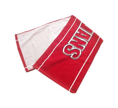 China Custom Towel Spirit Logo Printed Advertising Personalized Gym Cotton Hypoallergenic Sports Towels for sale