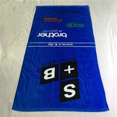 China Custom Hypoallergenic Cotton Sports Towel Printing Gym Towels Custom Slogan Advertising Towels for sale