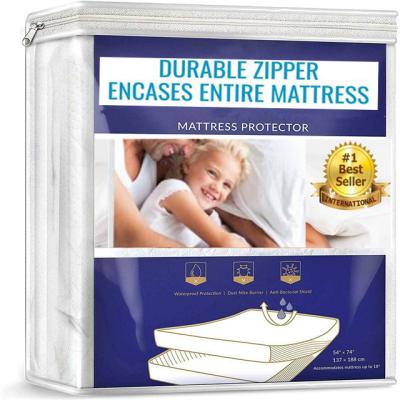 China PVC Mattress Protector King Size Plastic Fitted Waterproof Mattress Protector Sheet Vinyl Fitted Waterproof Protector for sale