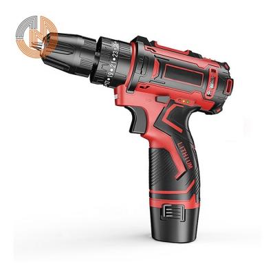 China Portable household 12v multi-function lithium electric maintenance tool 0-1350r/min electric hand drill for sale