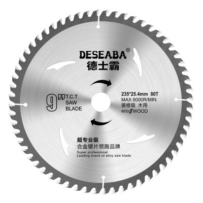 China Hot Selling Sharp Cutting 9 Inch Fast Cutting Carbide Tip Alloy Circular Wood CTT Saw Blade for sale