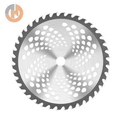 China Sharp Cut 9 IN 40T Tungsten Carbide Alloy Grass Cutter Blade Steel Circular TCT Saw Blade For More Sinister Grass Brush Cutter for sale