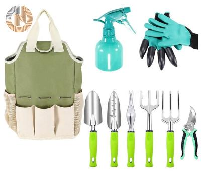 China High Quality Set of 9pcs Mini Gardening Combination Accessories Garden Plant Care Hand Potting Tool Set for sale