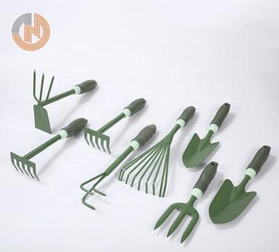 China Custom 7pcs Multi Garden Tool Wholesale Flower Green Plant Care Garden Care Mini Tool Kit Set 9 Inch Garden DIY Tools for sale