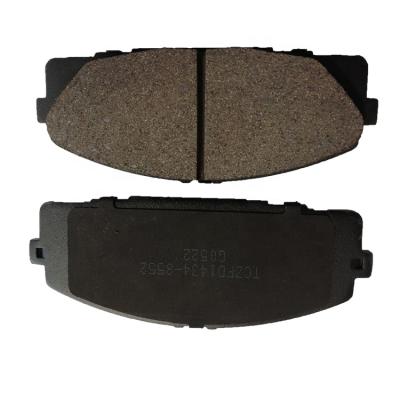 China China manufacturer 04465-25040 copper fiber D1344 ceramic brake pad for toyota Hiace box hilux jinbei mpv FOTON for sale