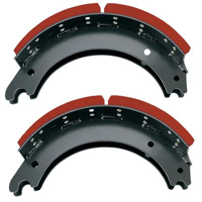 China Volvo Kenworth 4726 Truck Trailer Axle 23k Brake Liner Ceramic Brake Shoe Sets for sale