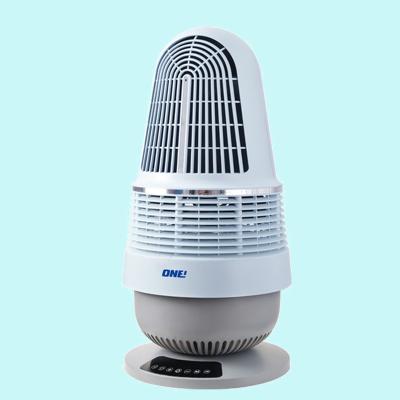 China With Negative Ion Generator And Electric Fan Small Night Light Child Fan Remote Control Tower Intelligent Leafless Infant Floor Fan for sale