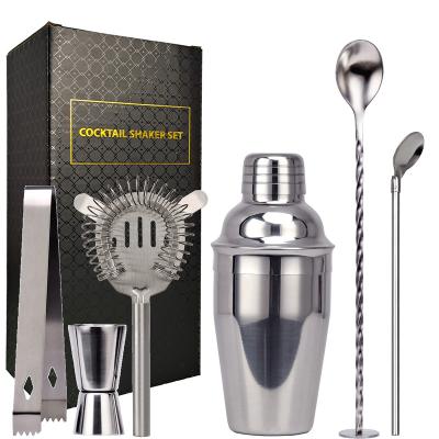 China Cocktail Shaker Set Customized Logo 550ml Cocktail Shaker Stainless Steel Wine Shakers for Cocktail Bar Set Tools for sale