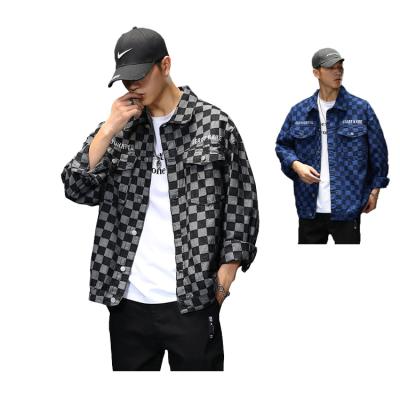 China 2021 Plaid Jacket Fashion Mens Jacket Breathable High Quality Men Jacket for sale