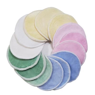 China Reusable Bamboo Cotton Organic Cotton Pads Cosmetic Facial, Reusable Round Bamboo Cotton Pad, Reusable Makeup Remover Pads for sale