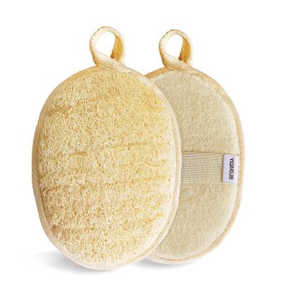 China EXFOLIATE Biodegradable Natural Ramie Ball Blast Bath Shower Loofah Loofah Cleaning Sponge Exfoliating Body Scrubber for sale