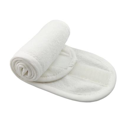 China Soft Headband Spa Facial Headband Make Up Head Wrap Terry Cloth Headband Adjustable Towel For Face Washing for sale