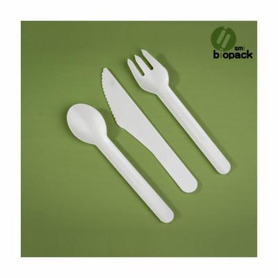 China Modern High Quality Biodegradable Disposable Food Tableware 100% Paper Environmental Friendly Cutlery for sale