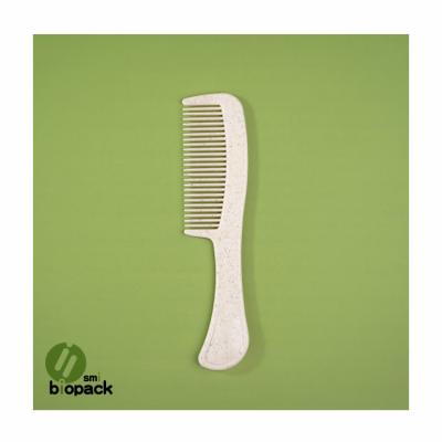 China Hotel Hot Sale Biodegradable Hair Comb Sweep Wheat Original Straw Comb Hair Brush Hotel Eco-Friendly Home for sale