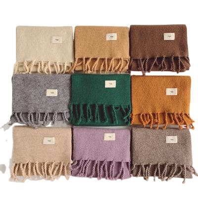 China China Supplier Popular Soft Texture Warmth Scarf Women Wholesale Cashmere Scarves for sale