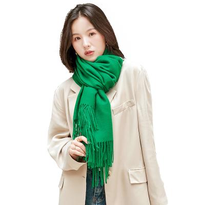 China Neutral/both men's and women's winter All-matching winter Korean cashmere scarf solid color simple thickened tassel men's shawl for sale