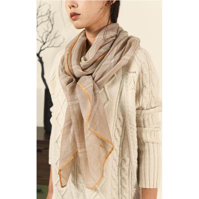 China Female Cashmere Worsted Check Matches Any Pashmina Scarf Cheap Cashmere for sale