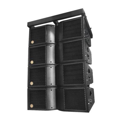 China Performances Stage/Concert Bars/Party/Restaurants/Music Auditoriums 280W Inch Line Dual 8 Array Speaker For Music Video Equipment for sale