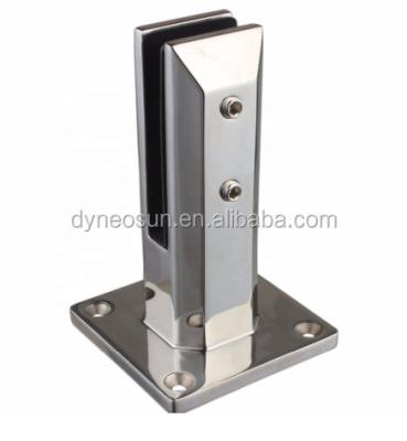 China Modern Stainless Steel 304 316 2205 Spigots Flange Pool Glass Deck Fence Round Square Spigots Balustrade Railing Spigot for sale