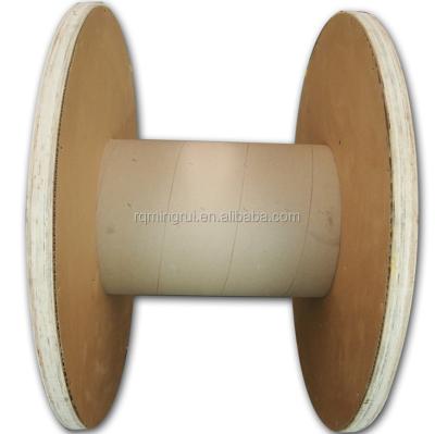 China Winding Wires And Cables MDF Plywood Cable Reel Roller for sale