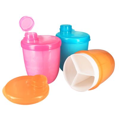 China Portable BPA Free Infant Baby Products Strain Free Acrylic Airtight Powder Container for sale