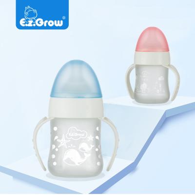 China BPA Free 2021 Factory Outlet Baby Products All Types White Frosted Glass Bottles Manufacturer for sale