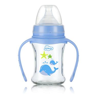 China Best BPA Baby Supplies Bpa Free Baby Milk Bottle Best Wide Neck Glass Baby Feeding Bottles for sale