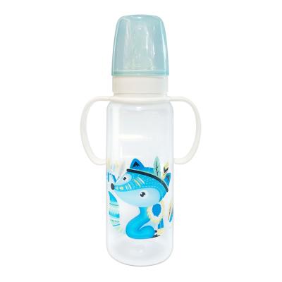 China BPA Free Custom Cute Animals Pattern Safe Portable Baby Care Breast Milk Feeding Bottles for sale