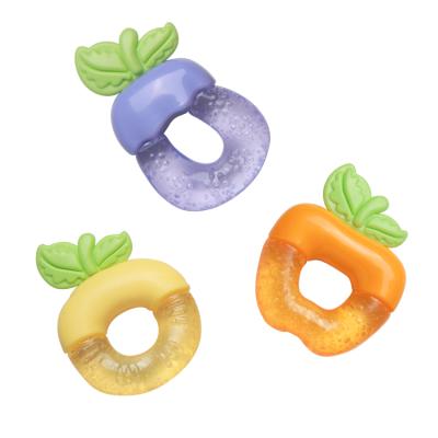 China Soft And Safe High Quality Baby Products 2021 Free Sample Water Filled Teether for sale