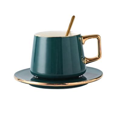 China Traditional Hot Selling Tea Cup Ceramic Coffee Cup and Saucer for sale