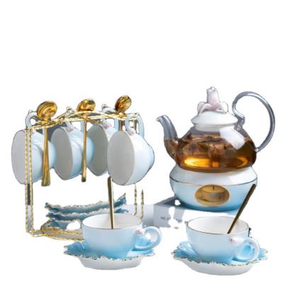 China 15pcs Viable Hot Selling Ceramic Coffee Tea Set JS-C1909 for sale