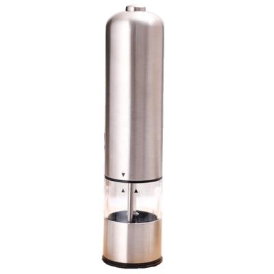 China Sustainable Stainless Steel Electric Pepper Grinder With Light Function for sale