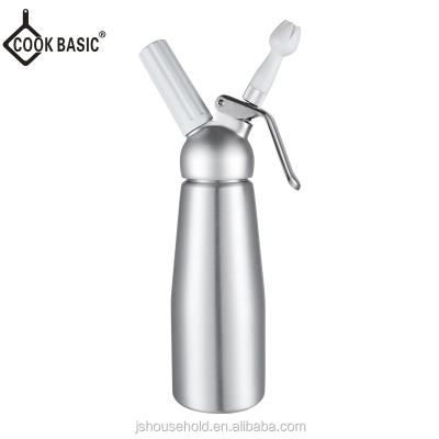 China Viable Professional Whipped Aluminum Cream Dispenser JS-CW005 for sale