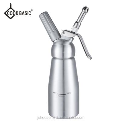 China Viable Professional Whipped Aluminum Cream Dispenser JS-CW001 for sale