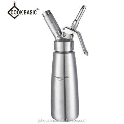 China Sustainable Stainless Steel Cream Whipper 500ML Professional Whipped Cream Dispenser JS-CW008B for sale