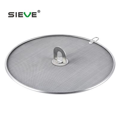 China Sustainable Professional Round Kitchen Splatter Screen Stainless Steel Screen JS-F025 for sale