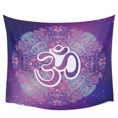 China Indian Hippie Bohemian Mandala Wall Hanging Bedding Psychedelic Twill Tapestry for sale