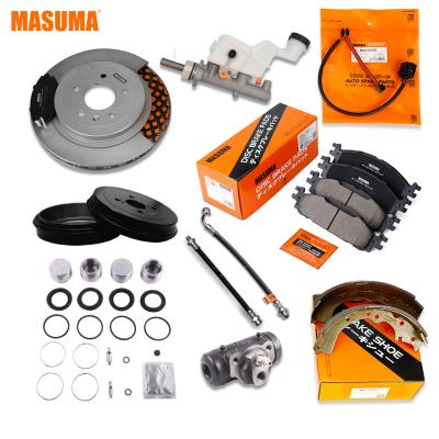 China MS-1458N MASUMA ODM Auto No Noise Front Achs Bremspad 04466-33090 04466-48080 für Toyota zu verkaufen